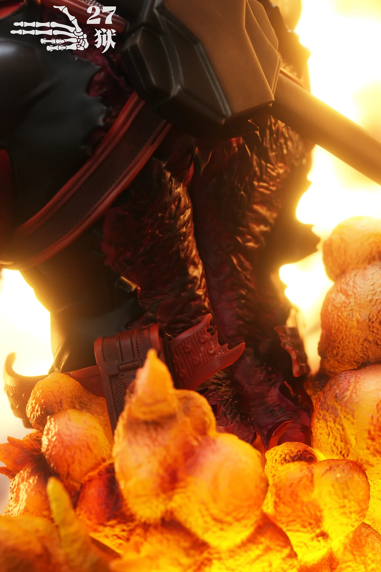 DeadPool Bust with LED 1/3  Statue(GK)-27abyss Studio 