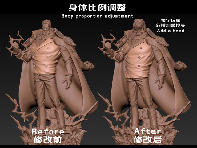 In stock- One Piece Monkey D. Garp Statue(GK) -LX Studio