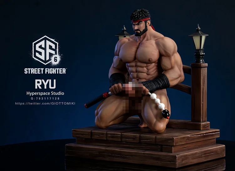 In stock-JB6 Ryu with LED 1/6 statue GK (Adult 18+) - Hyperspace Studio