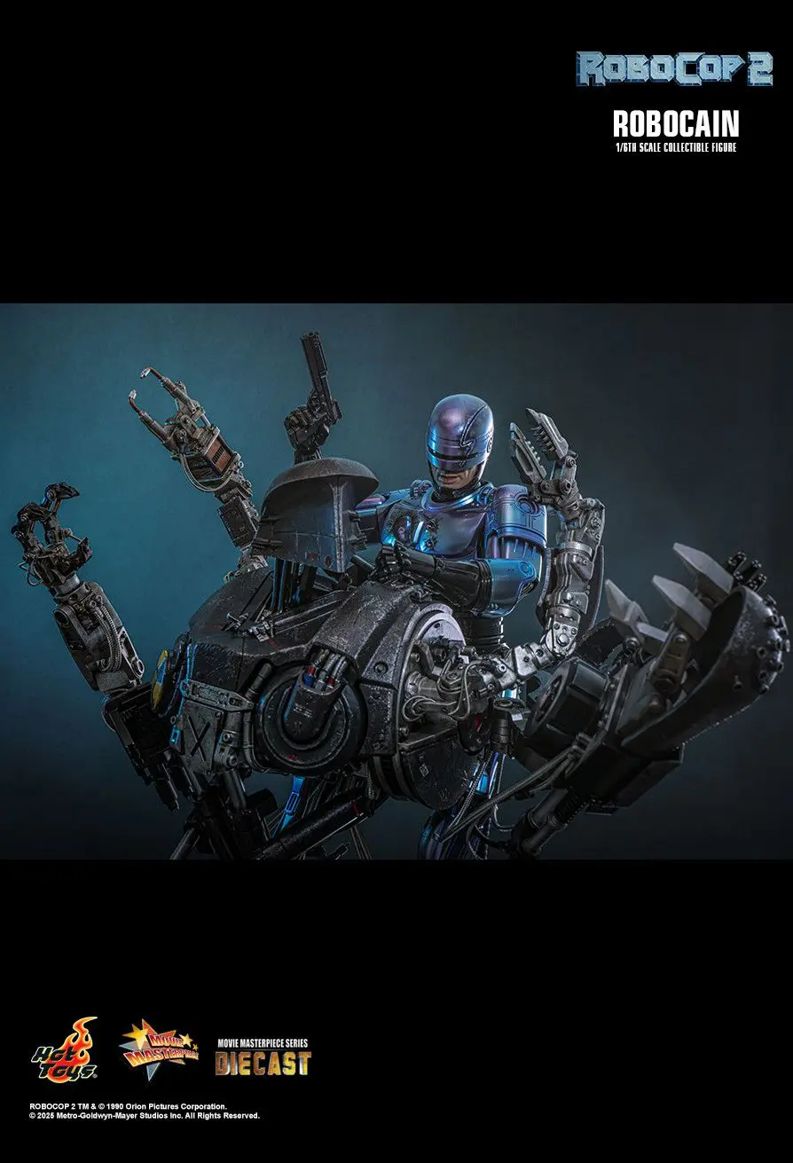 Hottoys - RoboCop 2 RoboCop & RoboCain 1/6th scale Collectible Figure MMS827 MMS828 (Licensed)Action Figure