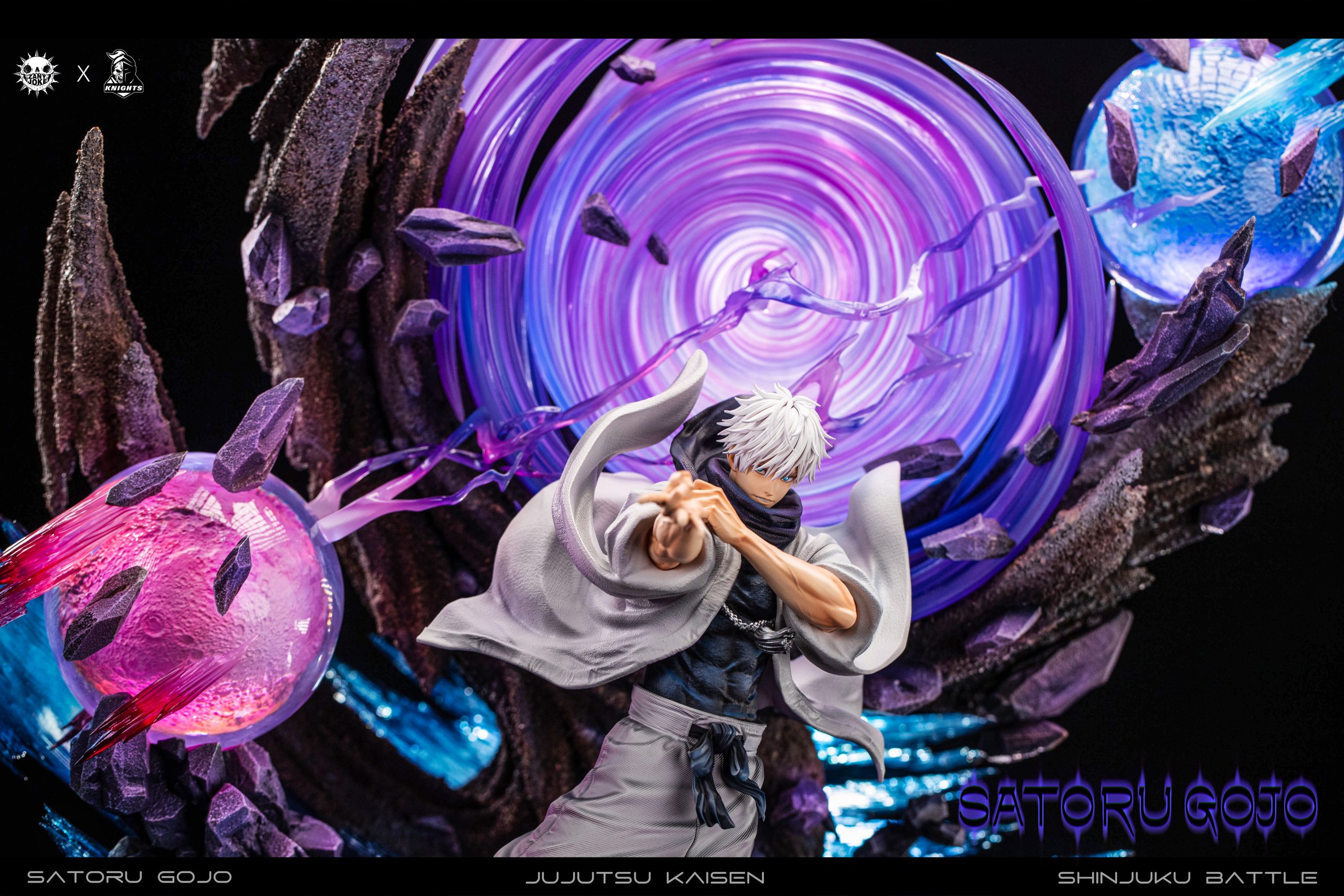 Jujutsu Kaisen S01 Gojo Satoru, the Battle of the Demon Realm Shinjuku Statue(GK)-ZanyJoke Studio & Temple Studio -KWII-GK