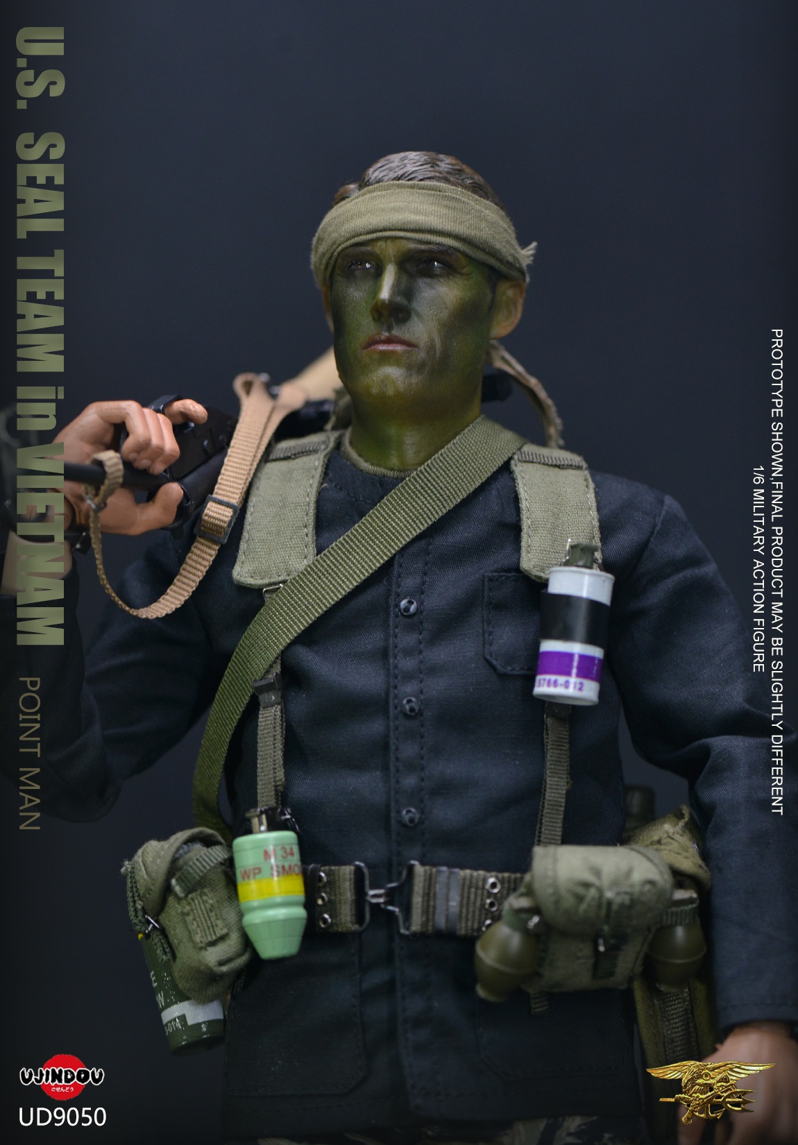  US  SEAL TEAM in Vietnam-POINT MAN UD9050 (Licensed) 1/6 Statue (GK)- UJINDOU