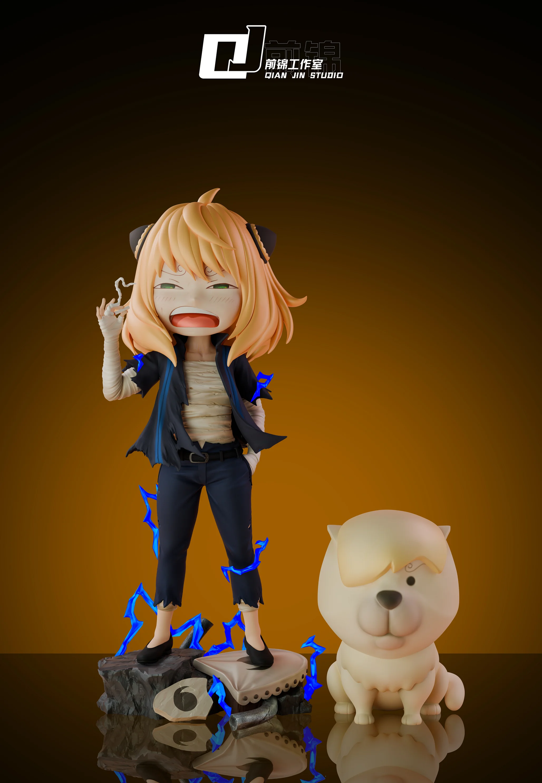 QianJin Studio - SPY X FAMILY - Anya cos Sanji Statue(GK)