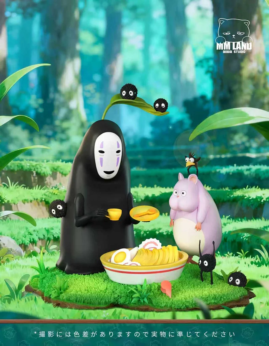 MMLAND Studio - No-Face and Boh's Picnic Spirited Away Statue 