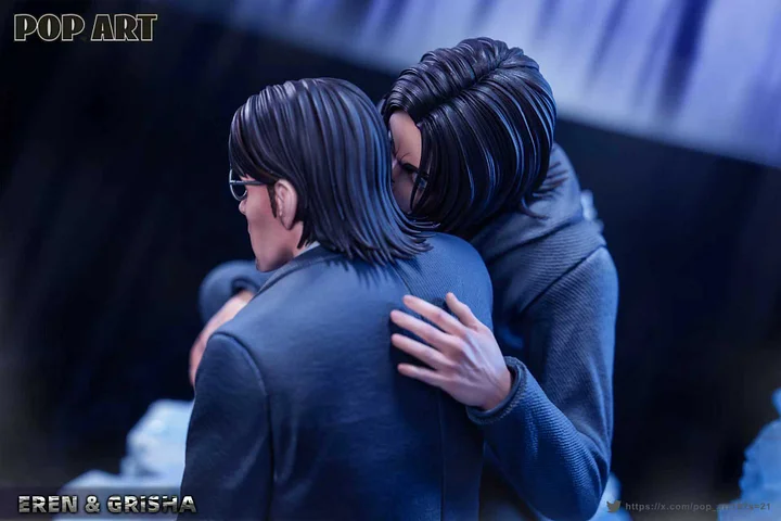 POP.ART Studio - Eren Jaeger & Grisha Jaeger Attack on Titan 1/6  Statue 