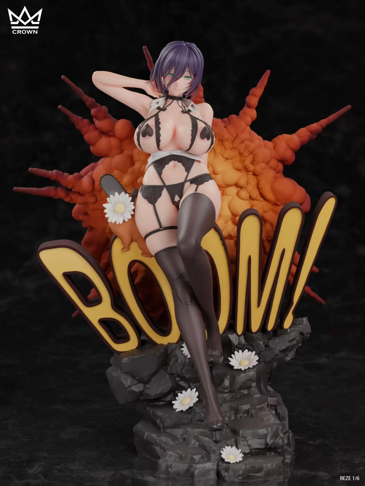 CROWN Studio -Chainsaw Man Reze  Statue