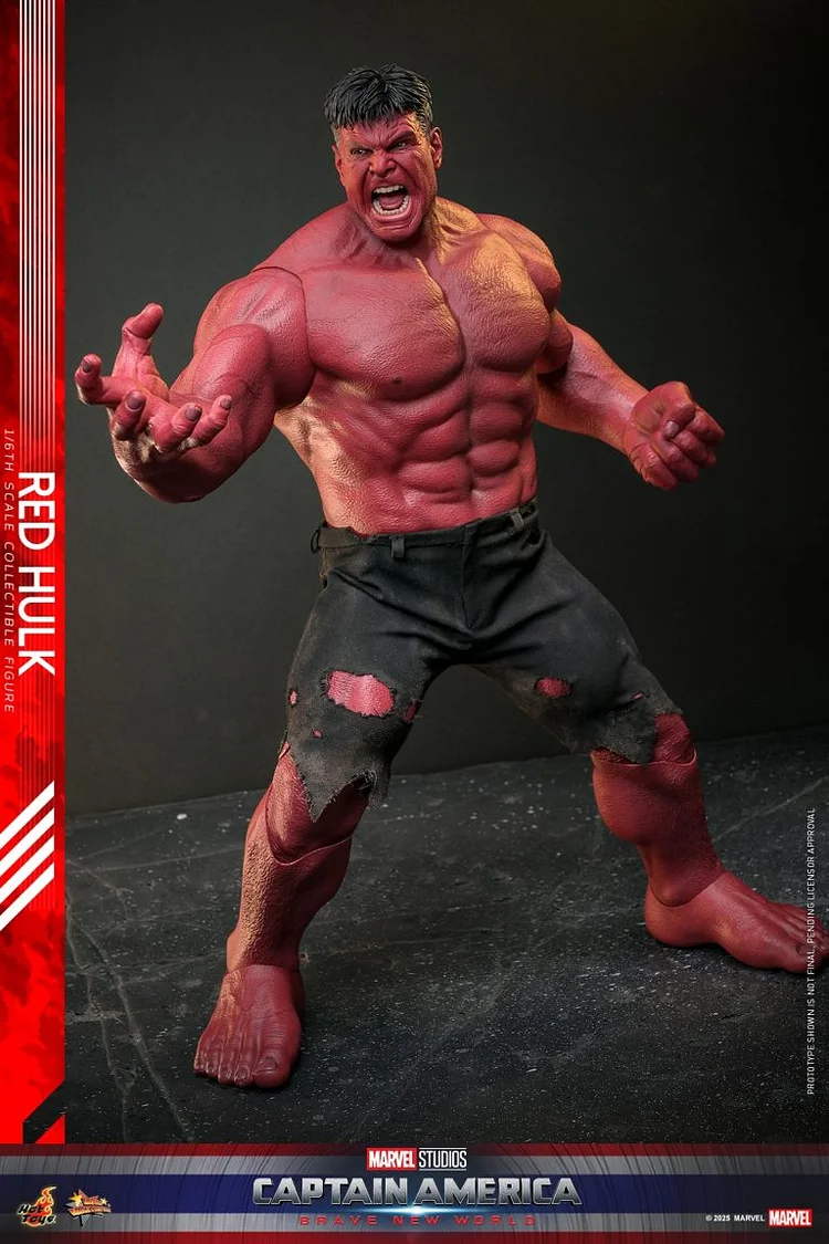 Marvel Captain America: Brave New World Red Hulk 1/6 scale action figure MMS797 (authorized)soldier statue GK-KWII-GK