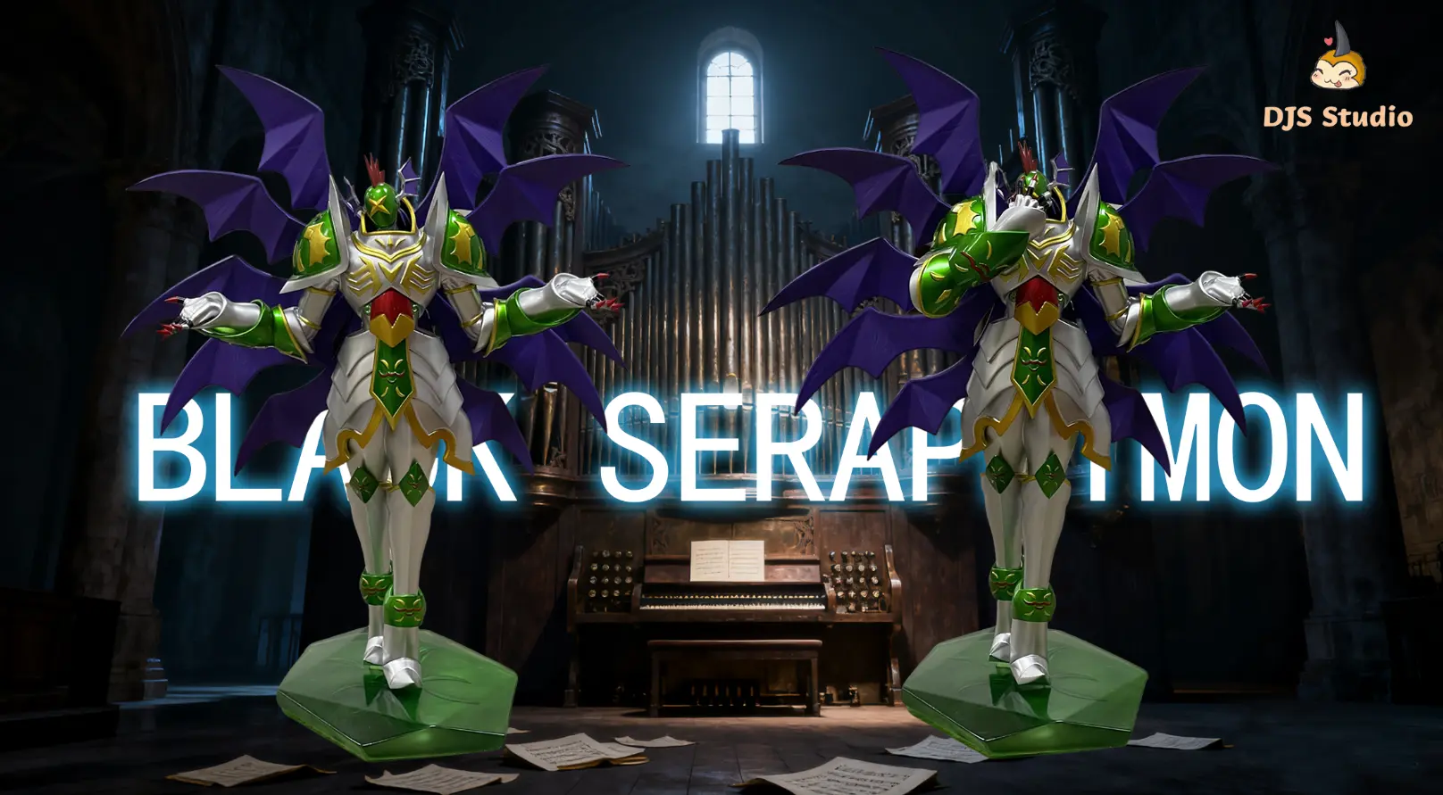 DJS Studio - Digimon Black Seraphimon Statue(GK)