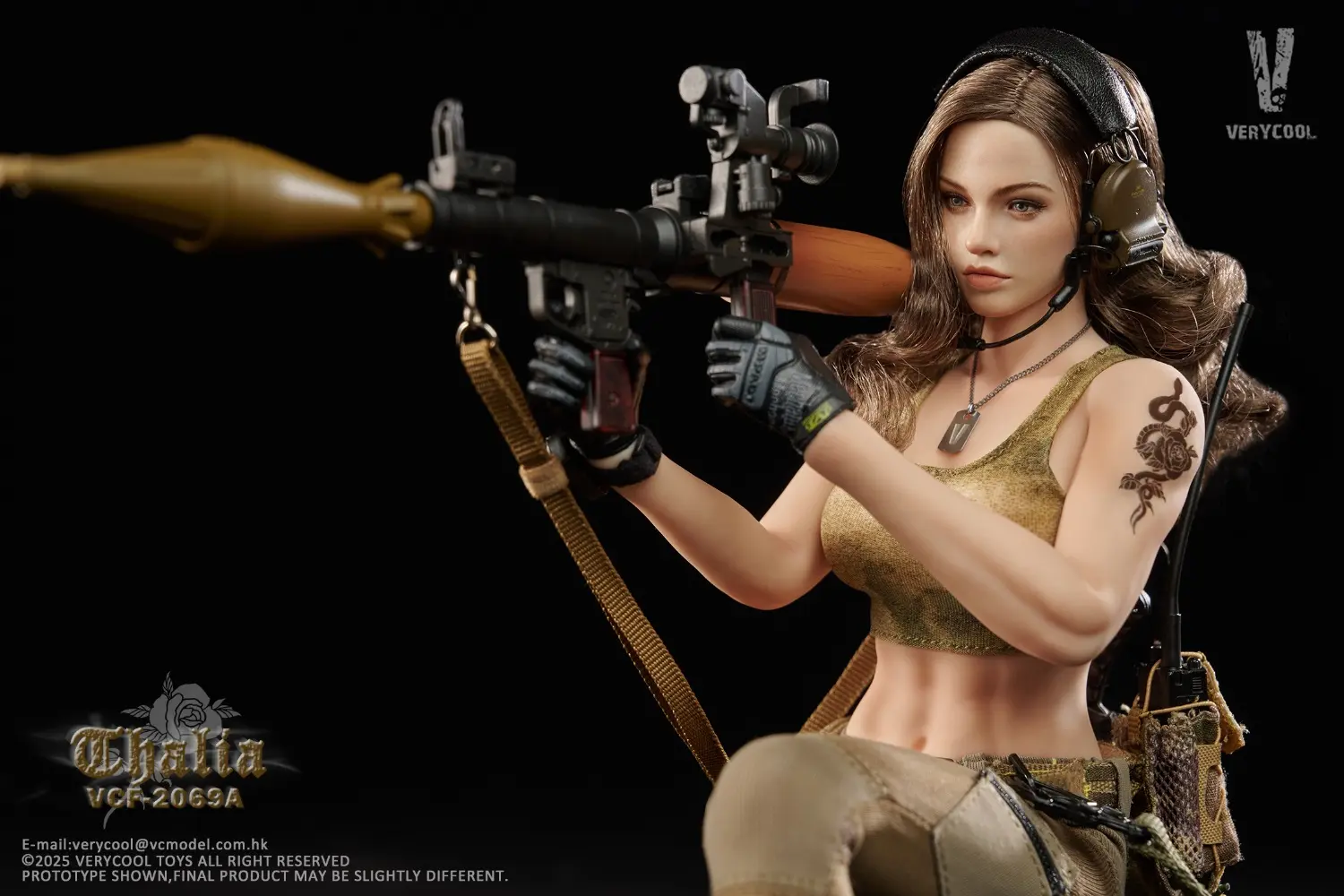 VERYCOOL -VCF-2069 Desert female soldier -Thalia (Licensed) 1/6 Scale Action Figure 