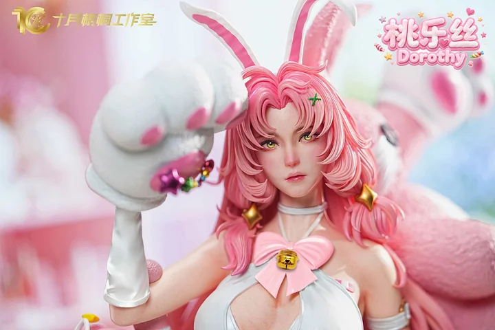 Shi Yue Wu Tong Studio - Nightmare Vol. 1 Pink Rabbit Dorothy Statue Licensed 