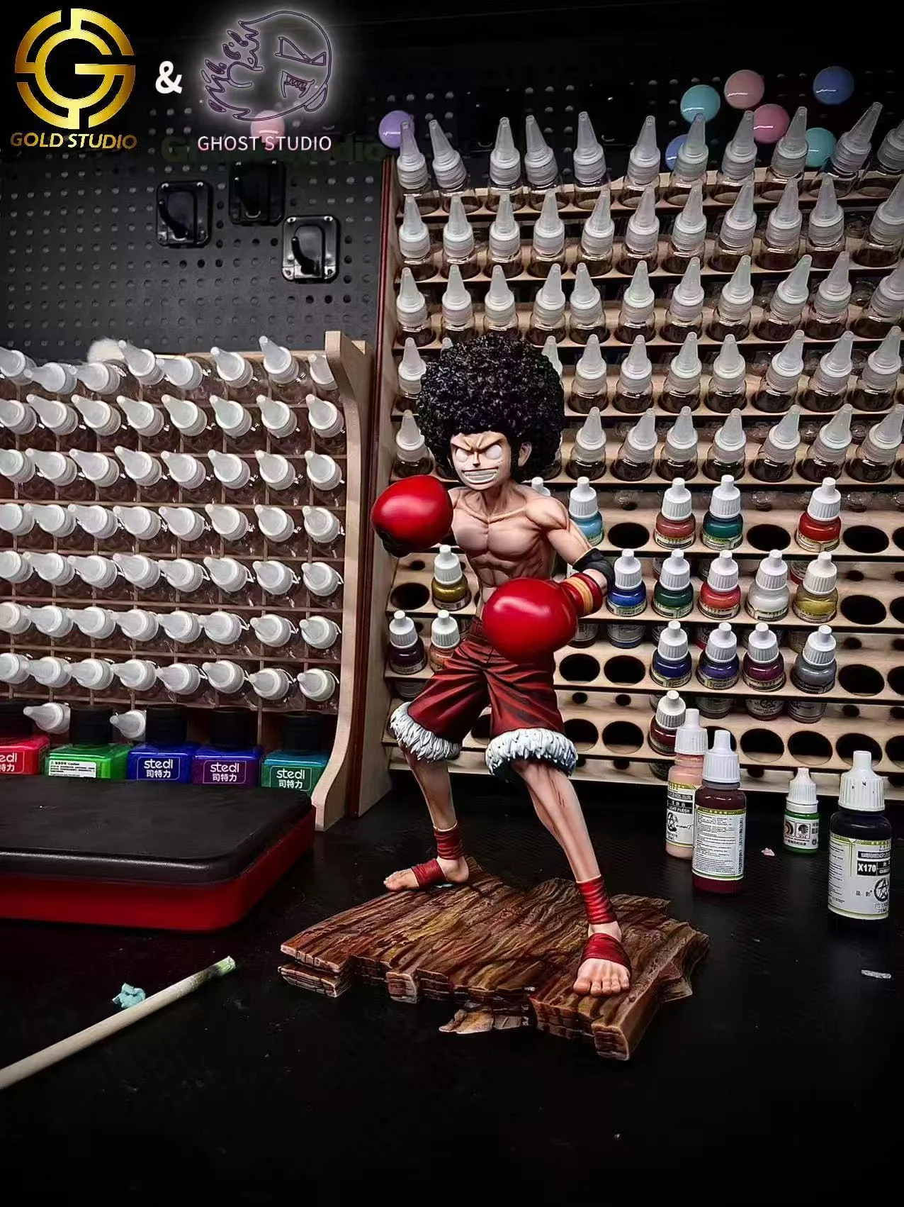 GOLD Studio - One Piece Afro Luffy Statue(GK)