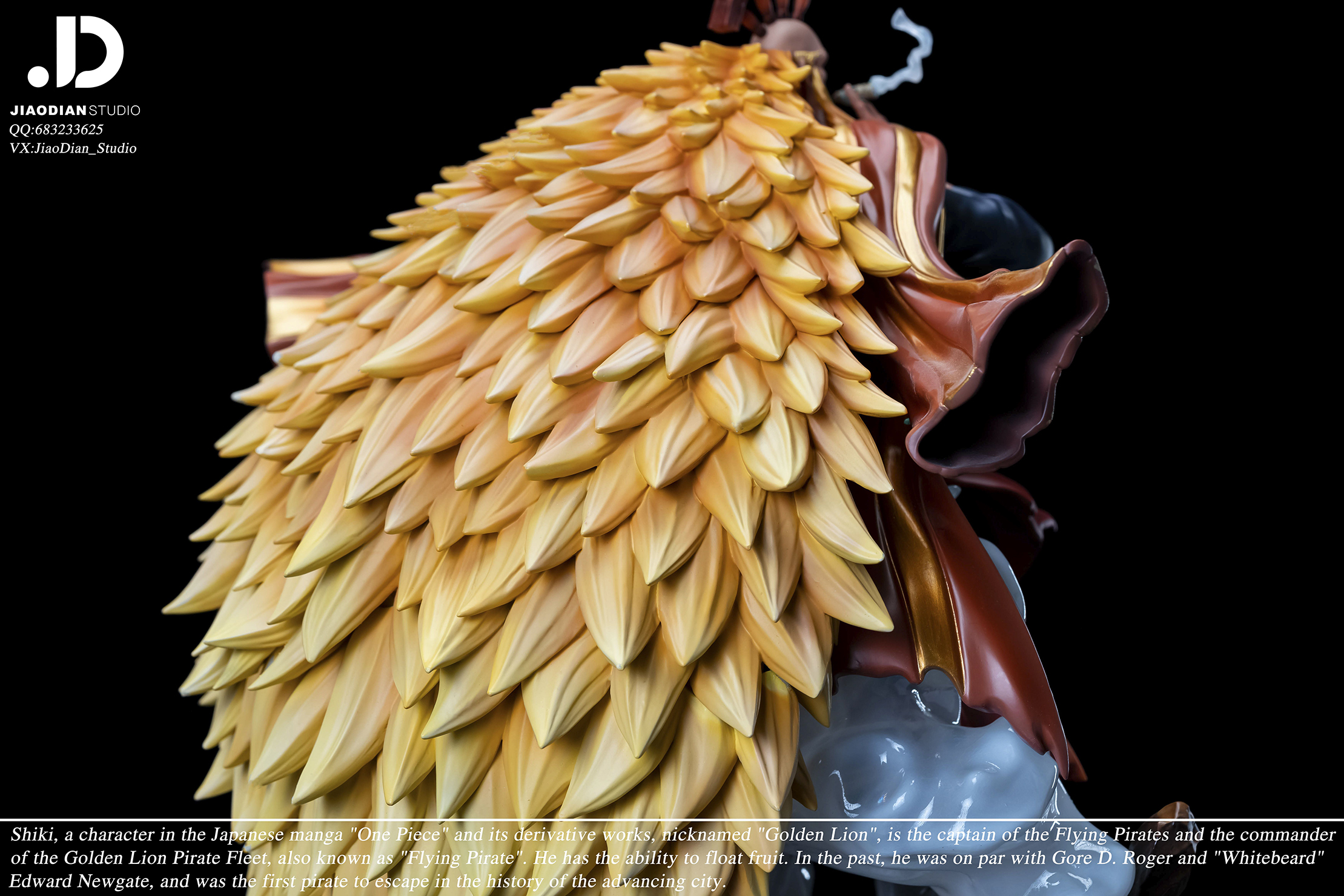 Pre-sale,POP Resonance Series BOSS Chapter 1 - Golden Lion Shiki JK,Width, depth and height main body 34*27*40cm(GK)-KWII-GK