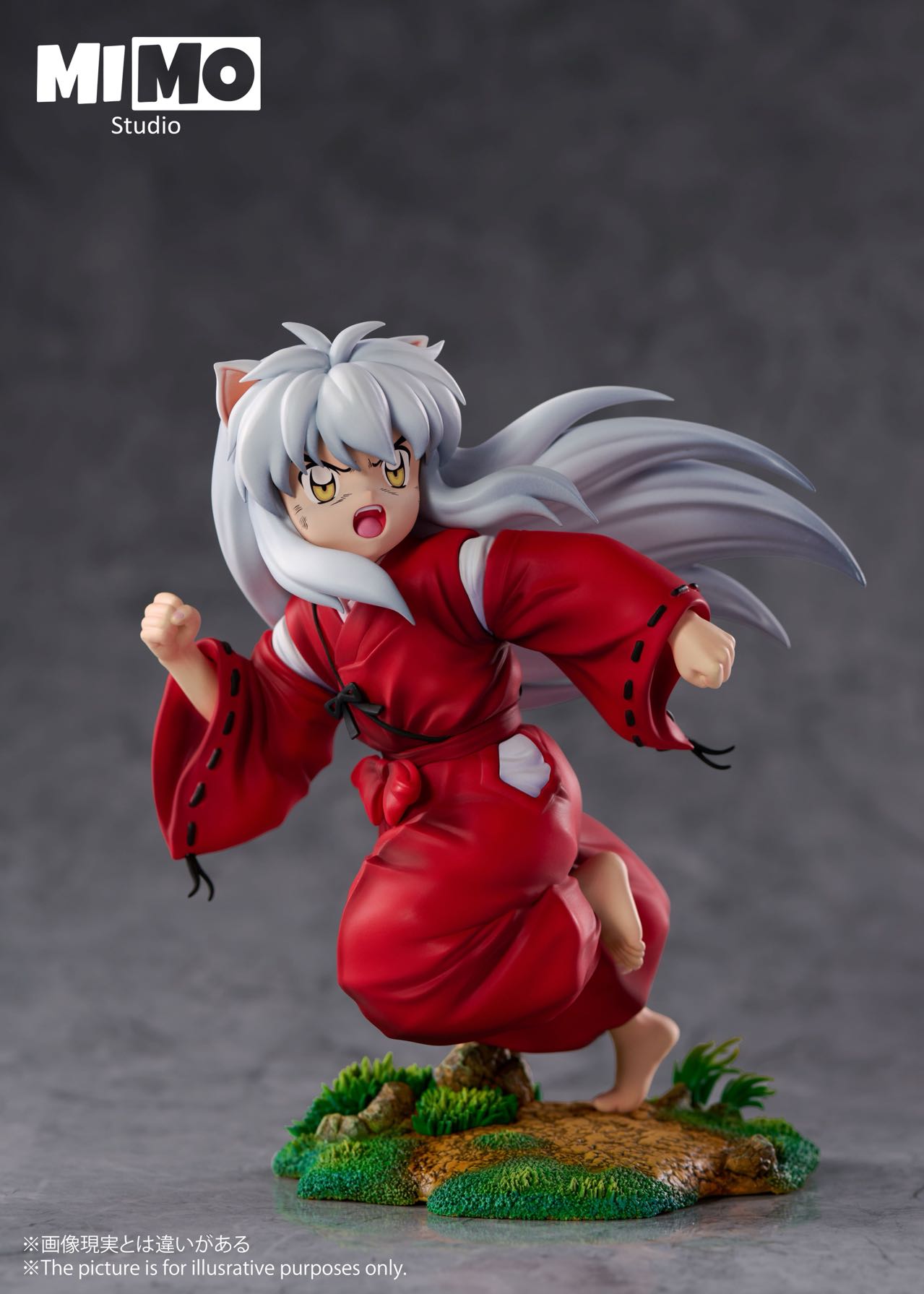  Inuyasha Running Childhood Little Inuyasha Statue(GK)-Mimo Studio 