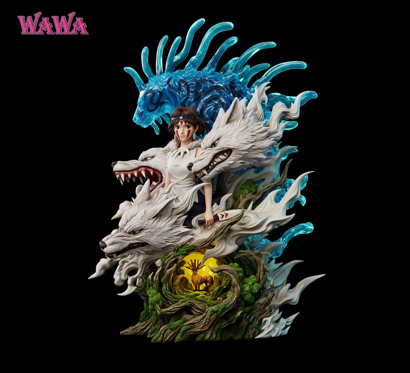 wawa studio Princess Mononoke Statue