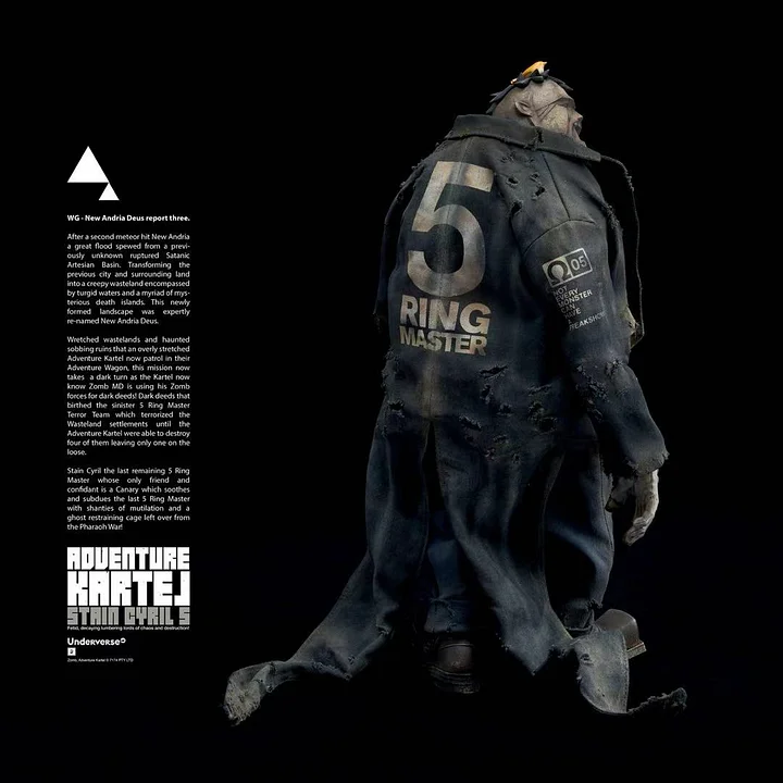 UNDERVERSE - Adventure Kartel 5 Ring Master – Stain Cyril 1/6 Action Figure (Licensed) 