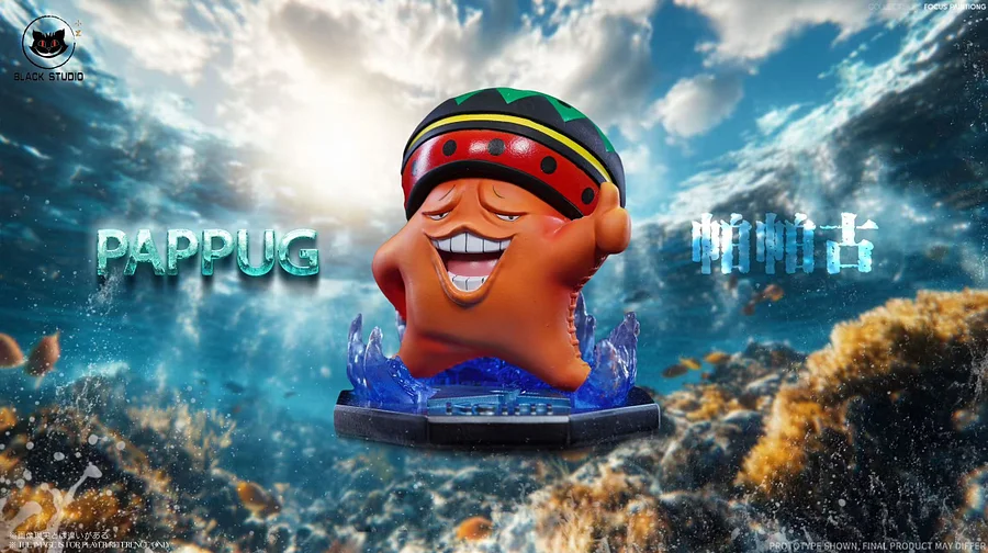 Black Studio - One piece - POP Scale Keim and Pappug Statue(GK)