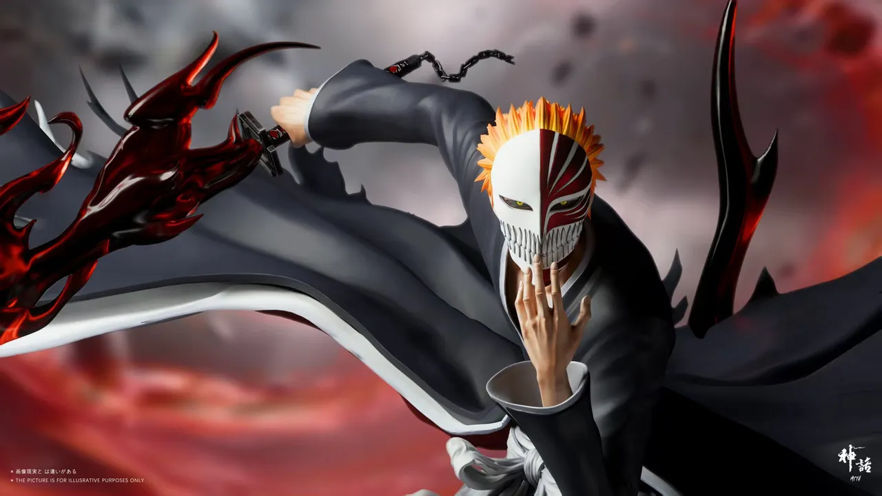 Myth Studio - Kurosaki ichigo Hollowfication Bleach Statue 