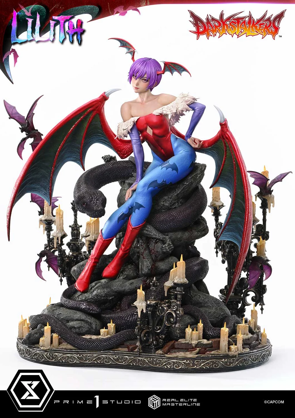 Real Elite Masterline Darkstalkers Lilith REMDKS-02 REMDKS-02S (Licensed) Action Figure Statue(GK) - Prime 1 Studio-KWII-GK