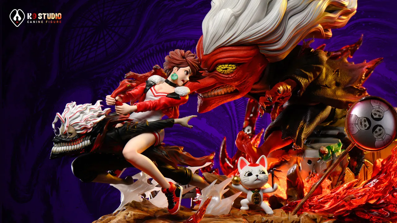 K9 Studio 1/6 Dandadan Turbo Granny Chasing Statue(GK) 