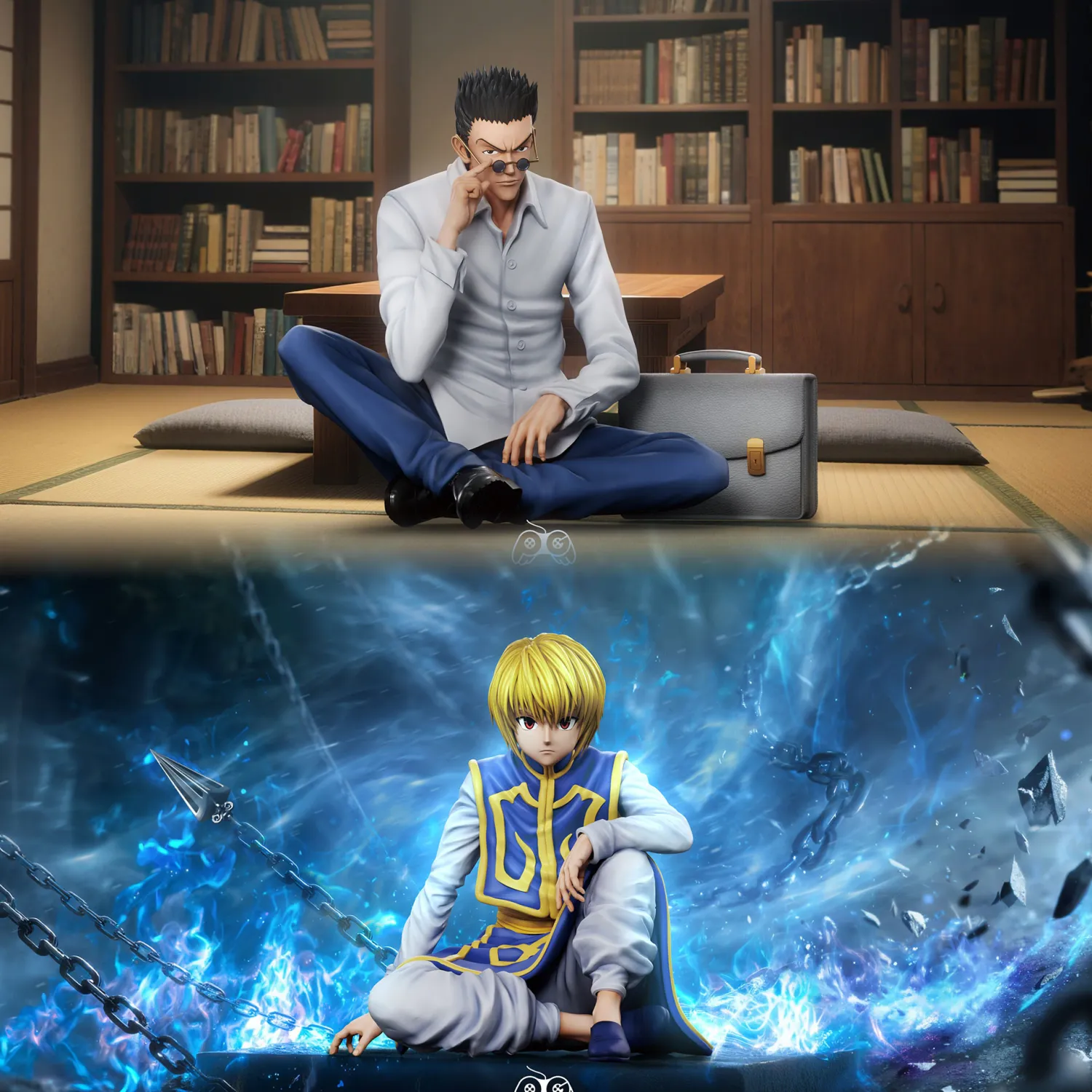 HUNTER X HUNTER Kurapika & Leorio PaladiKnight Statue(GK)-PG Studio