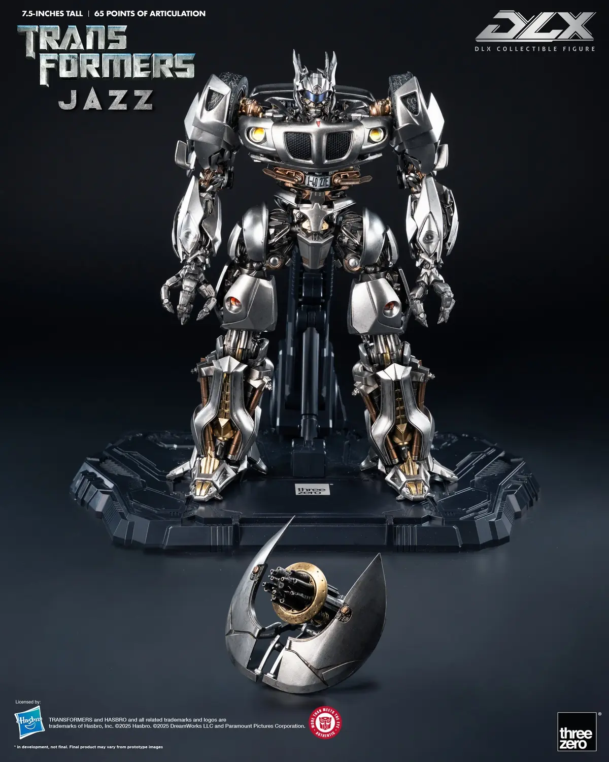 Threezero - Transformers DLX Jazz 3Z09000W0 3Z10460W0 (Licensed) Statue(GK)