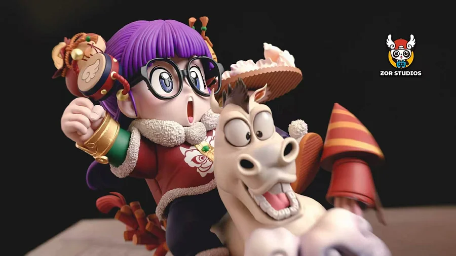 ZOR Studio - 2026 Year of the Horse New Year Arale Dr. Slump Statue 