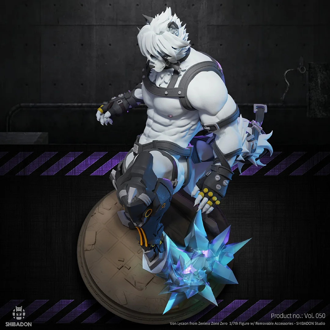 In stock-Zenless Zone Zero Von Lycaon Statue(GK) (Adult 18+) Statue(GK)-Shibadon Studio