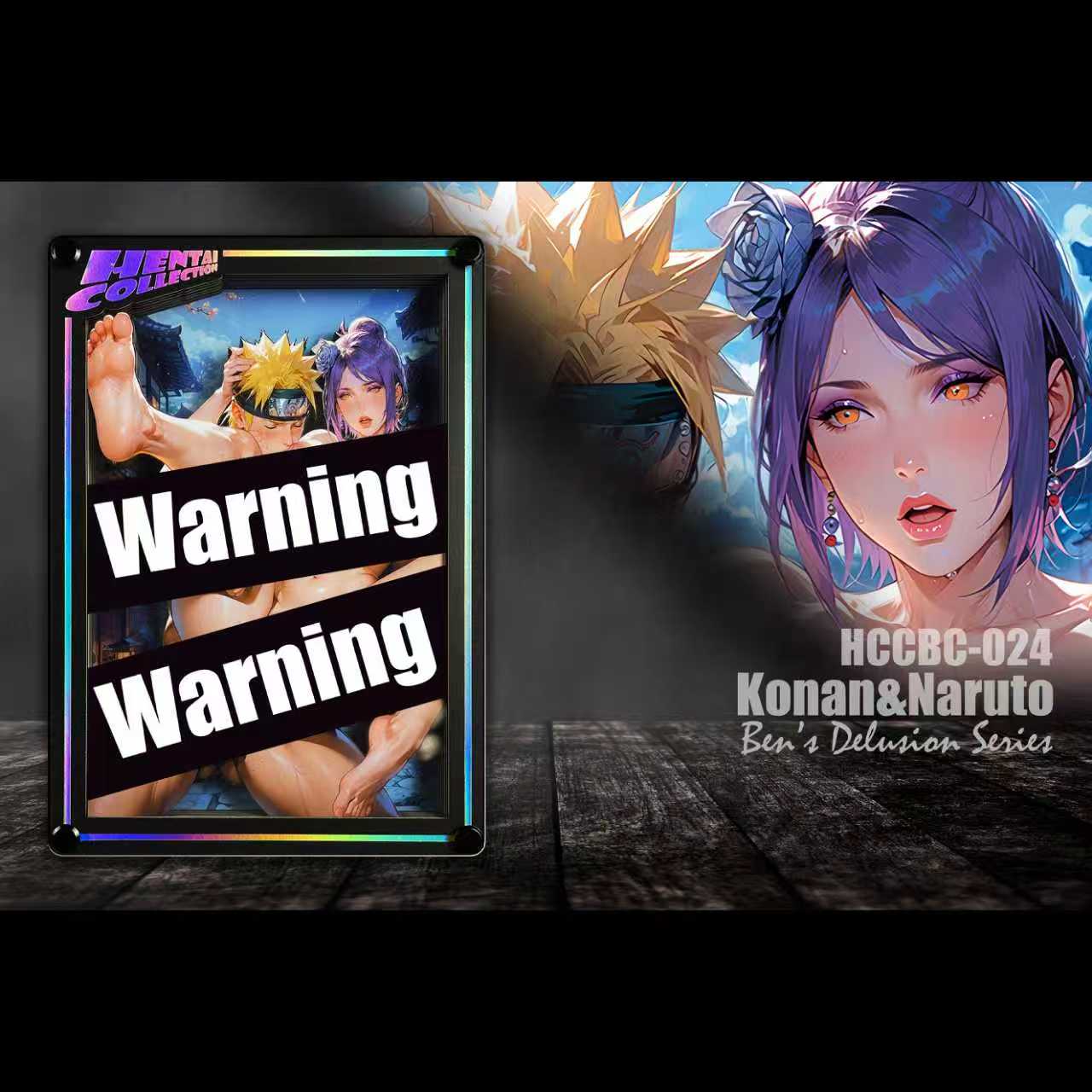 B&W Studio Ben's Delusion Series Desktop Decorative Cardboard Tile Tsunade Naruto Eri Yukiko