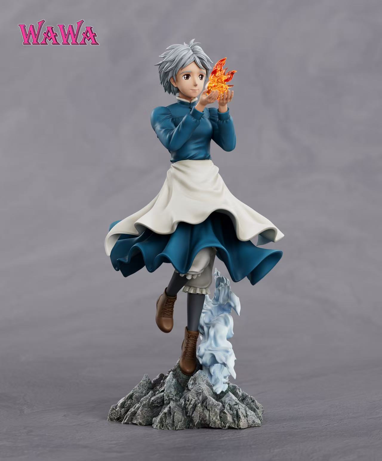 wawa studio Howl's Moving Castle: Sophie Calcifer statue