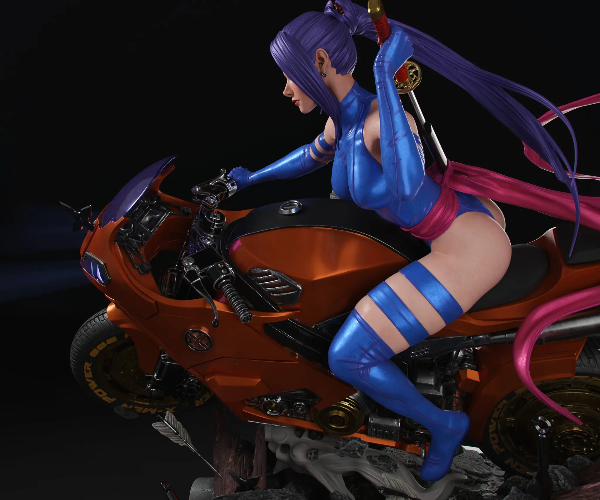 Epic Creations Studio - Psylocke X-men Statue (GK)