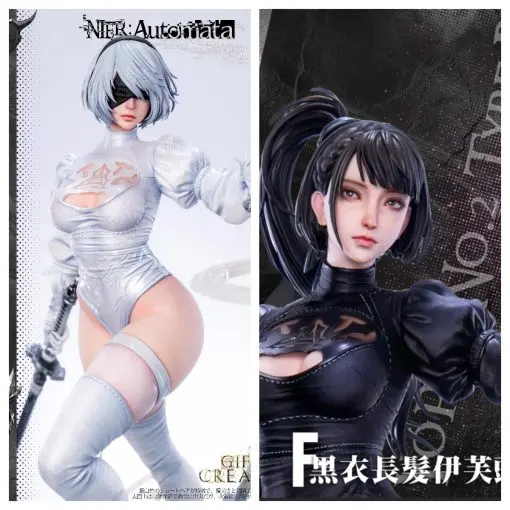 Gifted Creation Studio - NieR:Automata 2B & Eve Outfit Change Time Statue(GK)