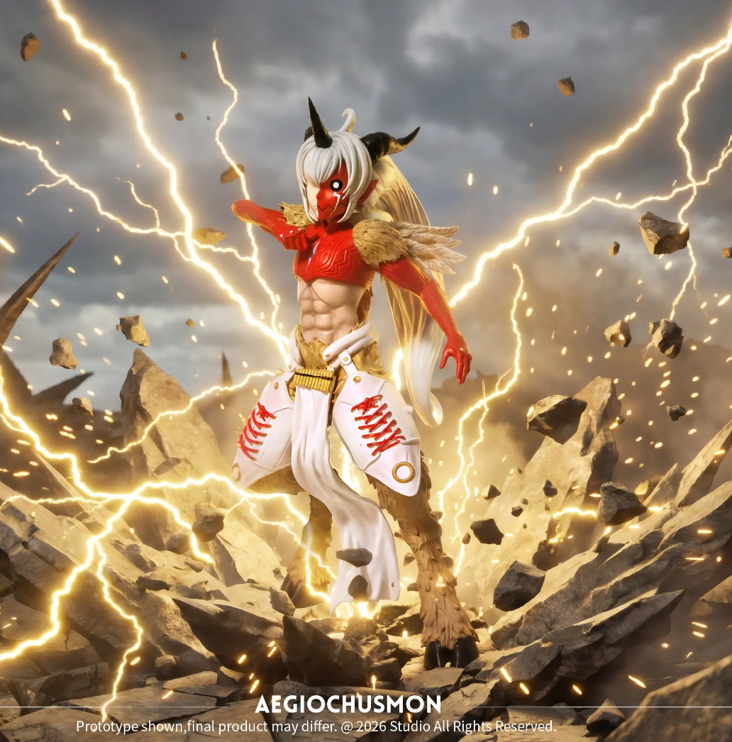 FC Studio X Hudie Studio - Aegiochusmon Digimon Story: Time Stranger Series #02 Digimon Statue