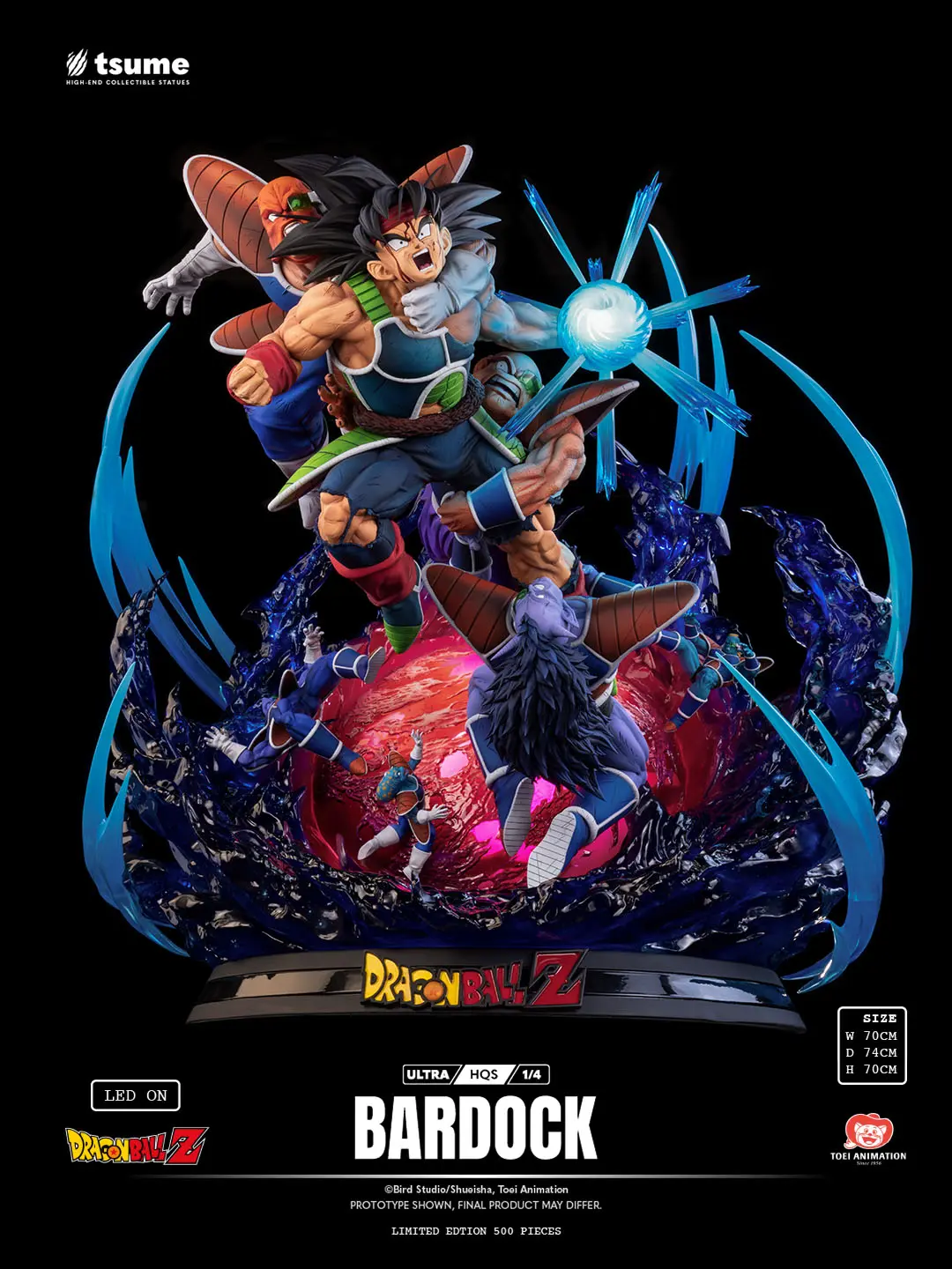 Tsume Studio - Bardock Ultra HQS 1/4 Scale Statue Dragon Ball Z (Licensed) 