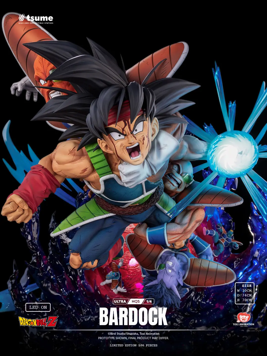 Tsume Studio - Bardock Ultra HQS 1/4 Scale Statue Dragon Ball Z (Licensed) 