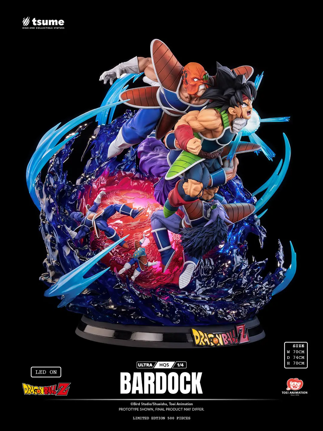 Tsume Studio - Bardock Ultra HQS 1/4 Scale Statue Dragon Ball Z (Licensed) 