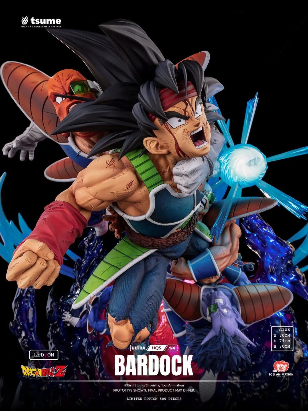 Tsume Studio - Bardock Ultra HQS 1/4 Scale Statue Dragon Ball Z (Licensed) 