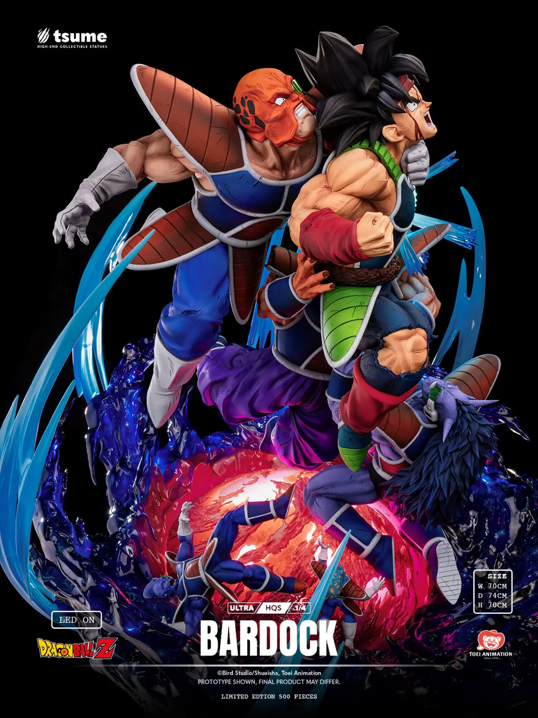 Tsume Studio - Bardock Ultra HQS 1/4 Scale Statue Dragon Ball Z (Licensed) 