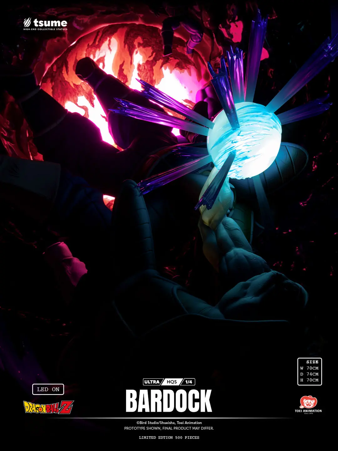 Tsume Studio - Bardock Ultra HQS 1/4 Scale Statue Dragon Ball Z (Licensed) 