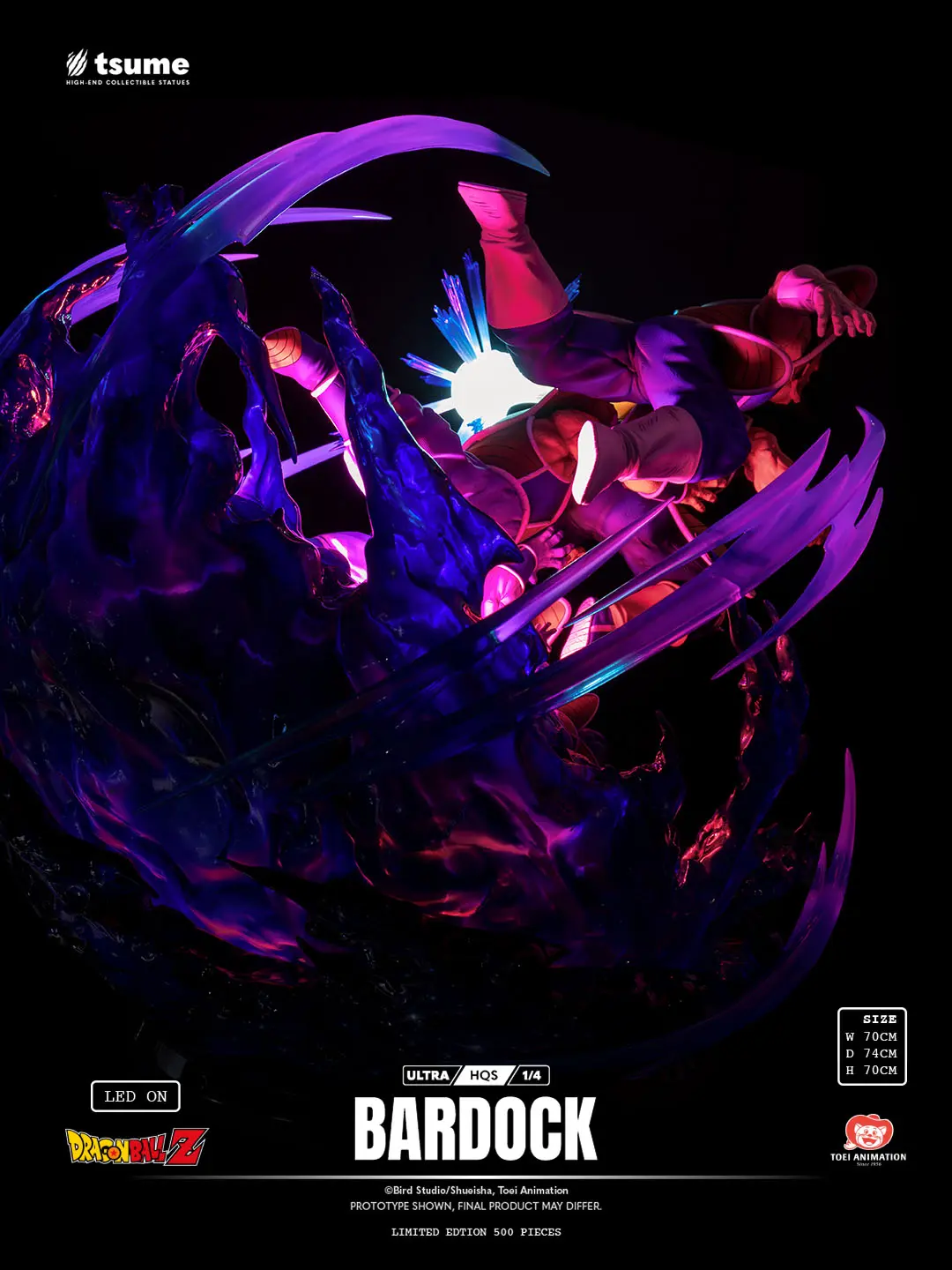 Tsume Studio - Bardock Ultra HQS 1/4 Scale Statue Dragon Ball Z (Licensed) 