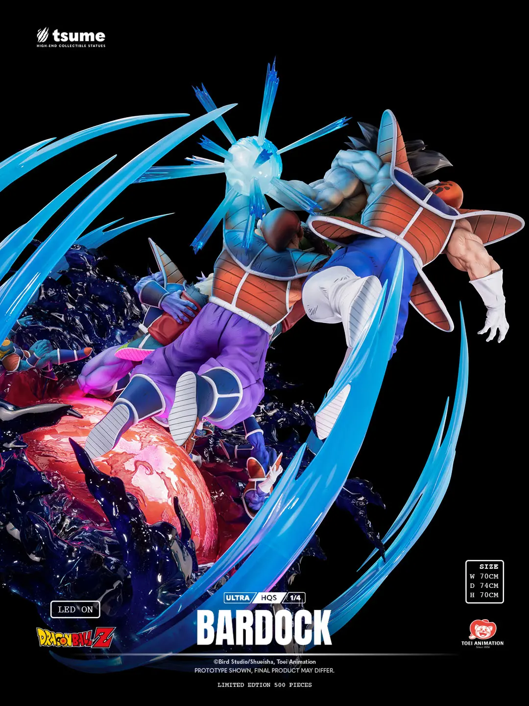 Tsume Studio - Bardock Ultra HQS 1/4 Scale Statue Dragon Ball Z (Licensed) 