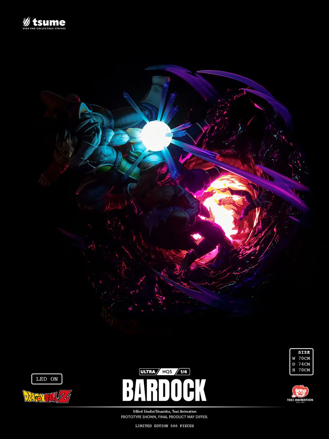 Tsume Studio - Bardock Ultra HQS 1/4 Scale Statue Dragon Ball Z (Licensed) 