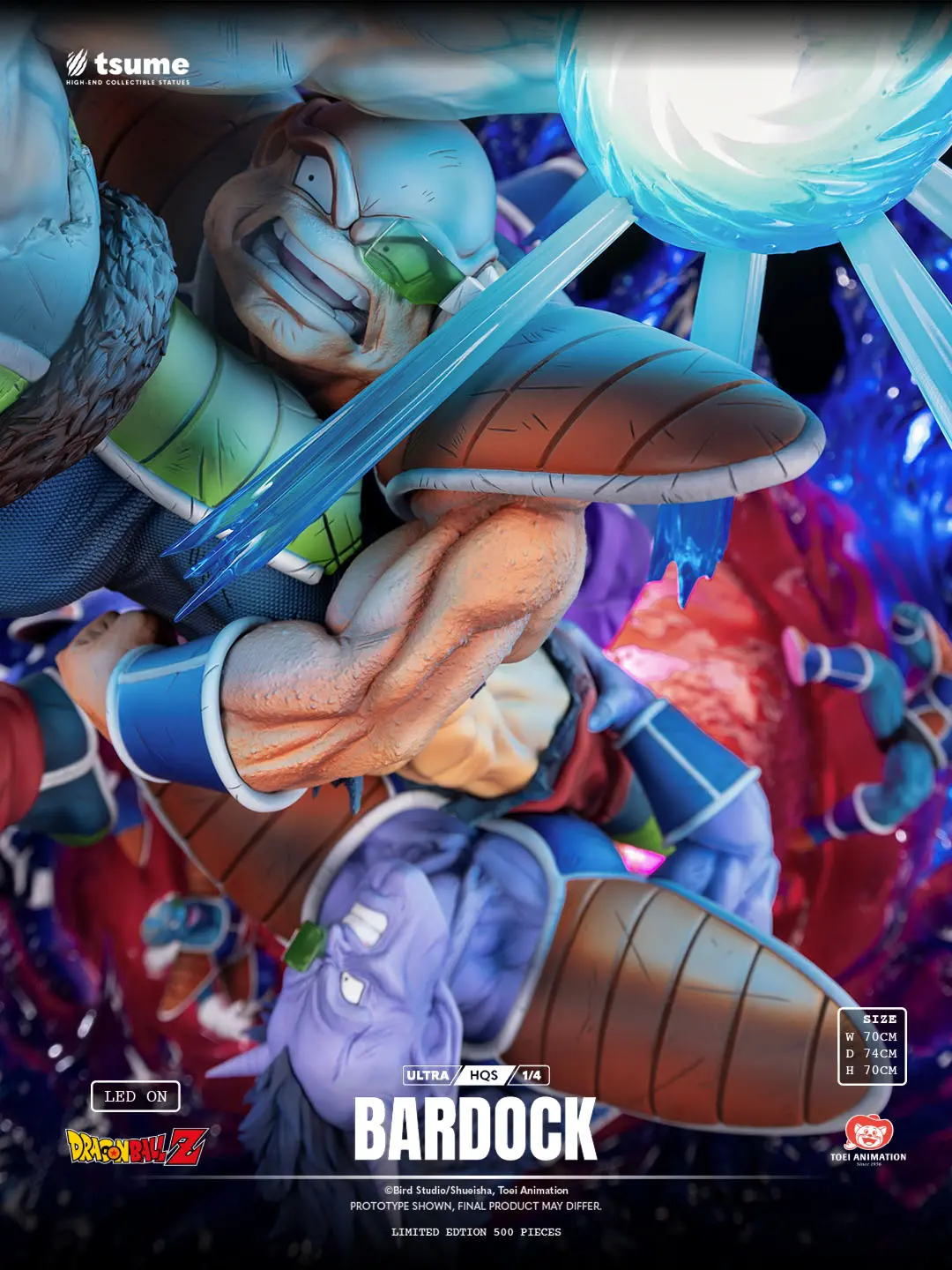 Tsume Studio - Bardock Ultra HQS 1/4 Scale Statue Dragon Ball Z (Licensed) 