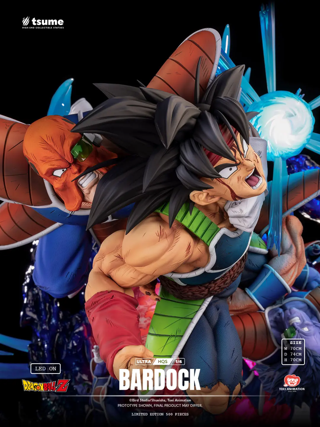 Tsume Studio - Bardock Ultra HQS 1/4 Scale Statue Dragon Ball Z (Licensed) 