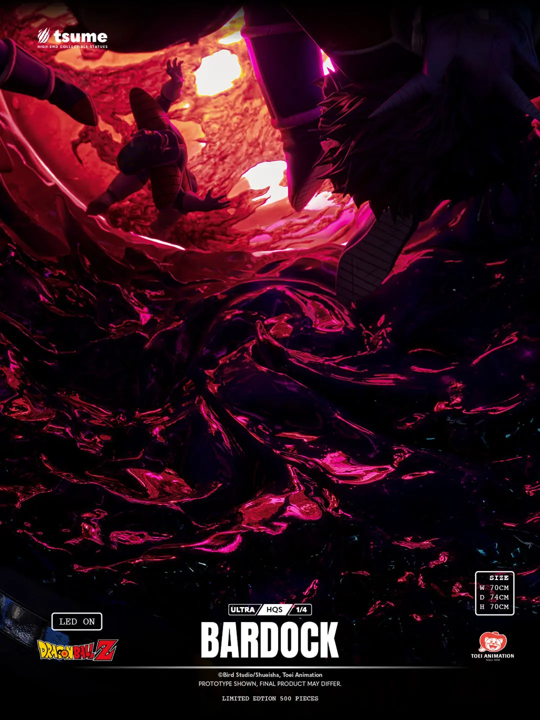 Tsume Studio - Bardock Ultra HQS 1/4 Scale Statue Dragon Ball Z (Licensed) 