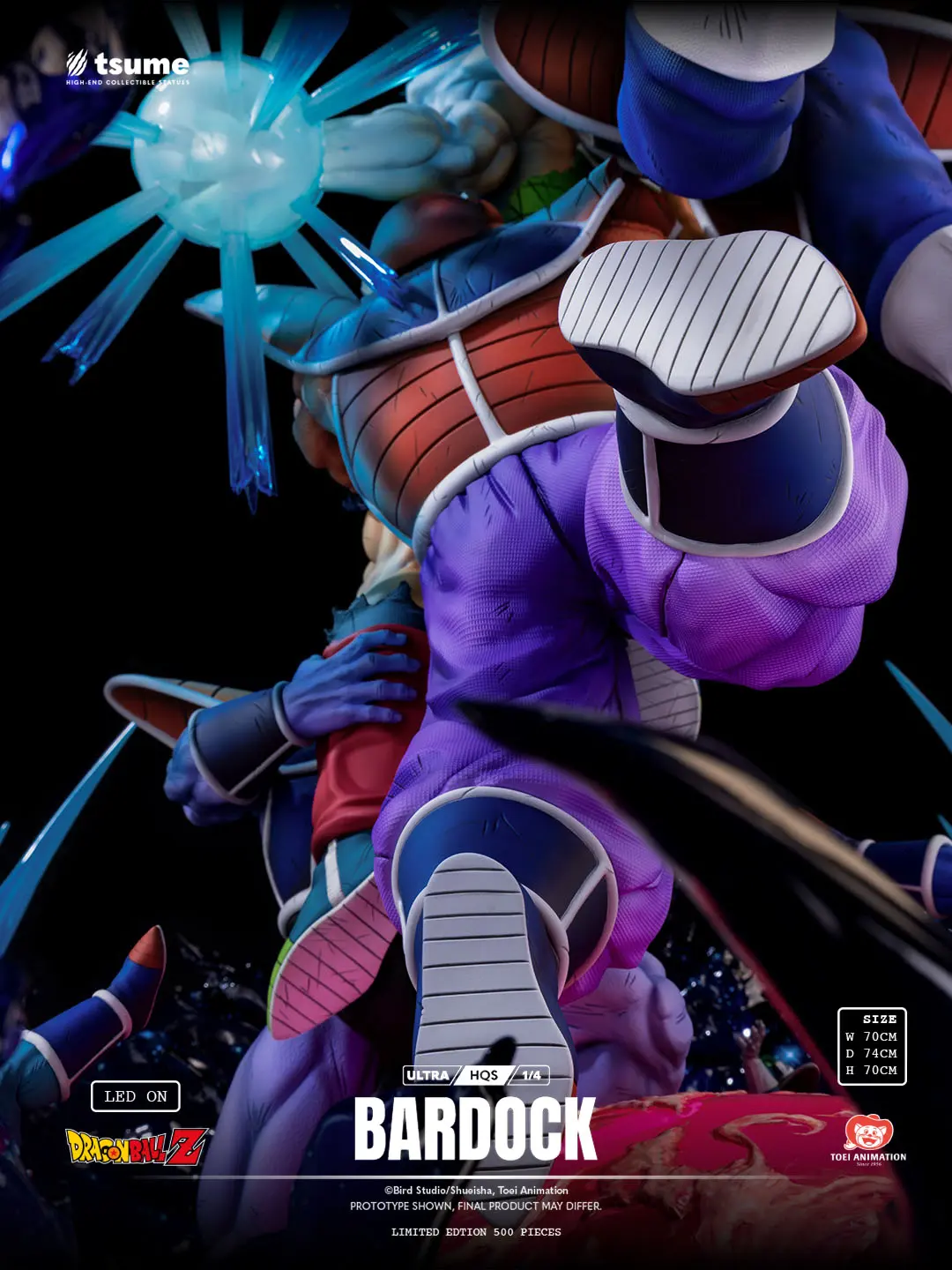 Tsume Studio - Bardock Ultra HQS 1/4 Scale Statue Dragon Ball Z (Licensed) 