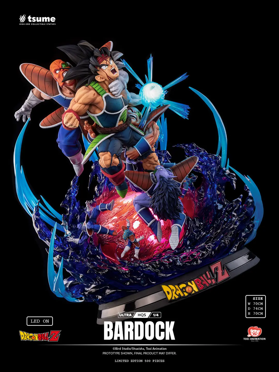 Tsume Studio - Bardock Ultra HQS 1/4 Scale Statue Dragon Ball Z (Licensed) 