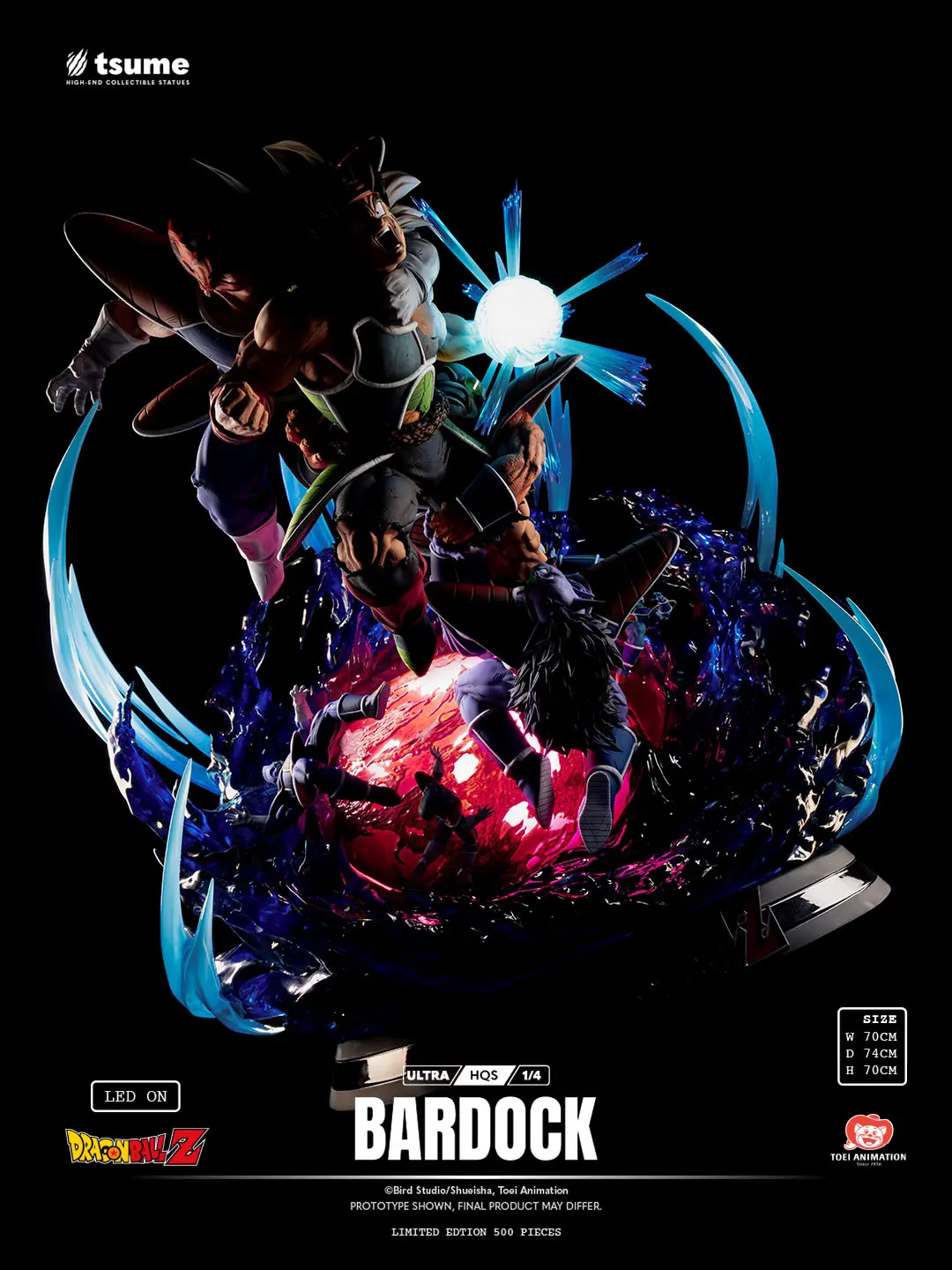 Tsume Studio - Bardock Ultra HQS 1/4 Scale Statue Dragon Ball Z (Licensed) 