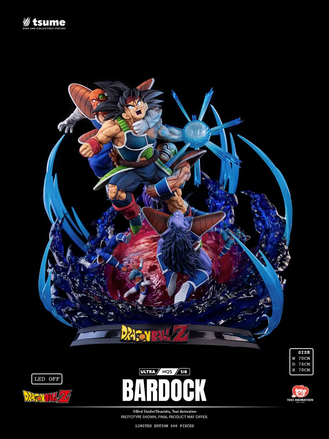 Tsume Studio - Bardock Ultra HQS 1/4 Scale Statue Dragon Ball Z (Licensed) 