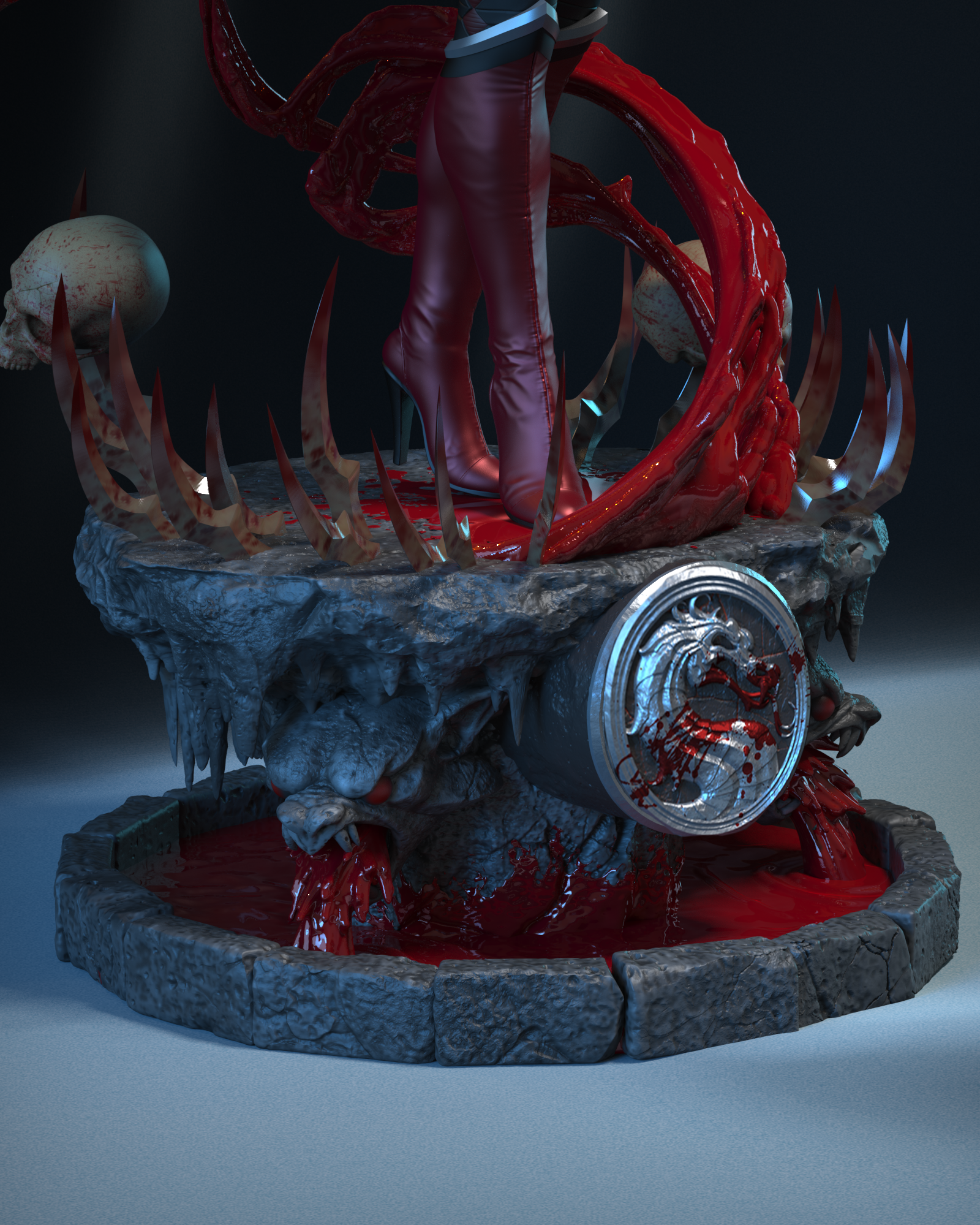Mortal Kombat Skarlet Statue(GK) -Epic Creations Studio