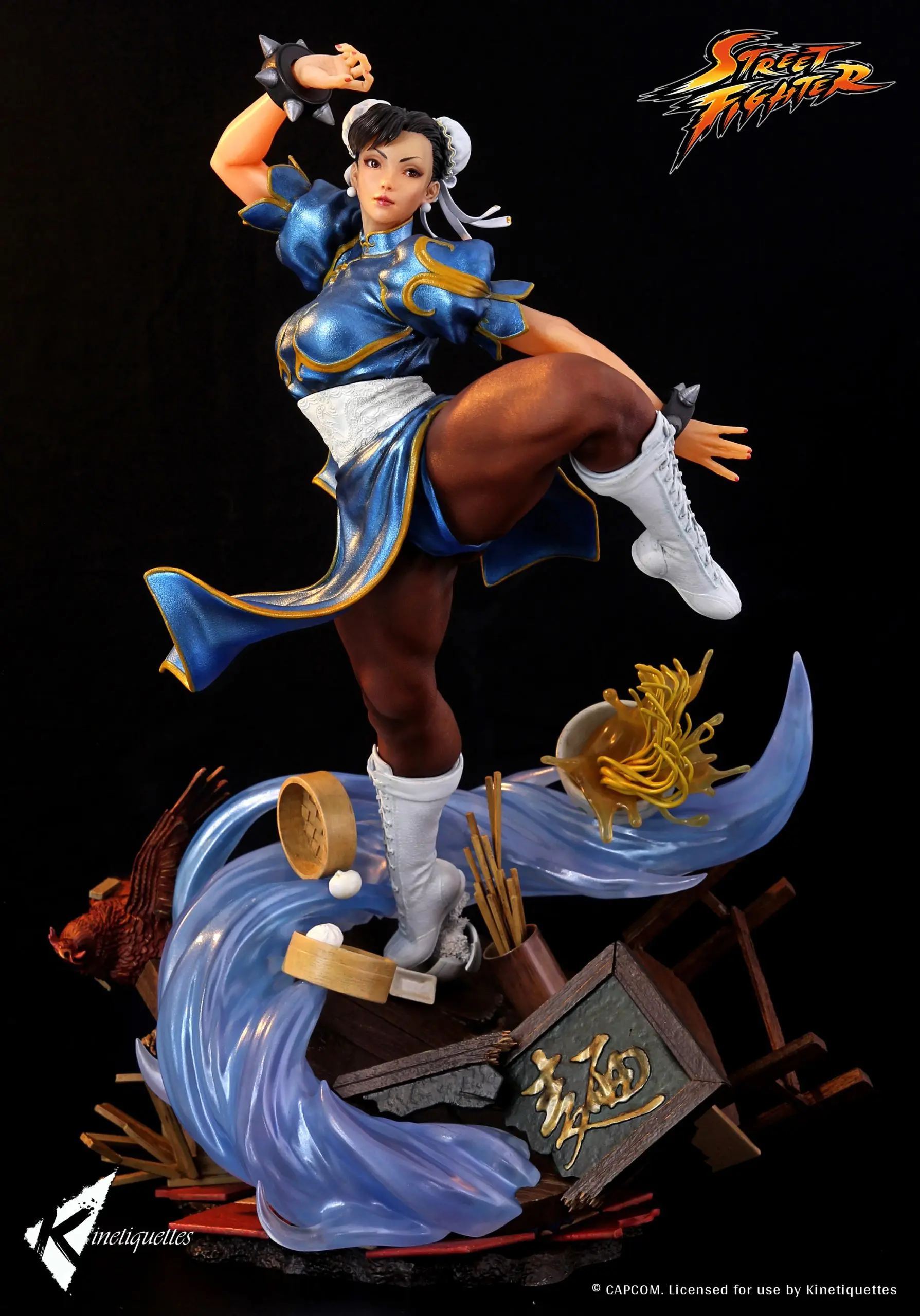 Kinetiquettes Studio - The Strongest Woman In The World Chun Li (Licensed)Statue (GK)